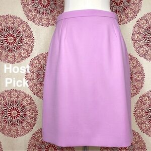 GUCCI Lilac Mini Skirt Size 40 4 Small Crepe Silk Wool 619479 Lined Luxury